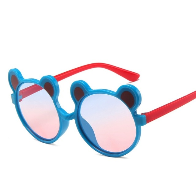 Summer Girl Boys Cute Sunglasse Animal Cartoon Flower Wings Outdoor  Children Lovely Vintage Sunglasses Protection Classic Kids