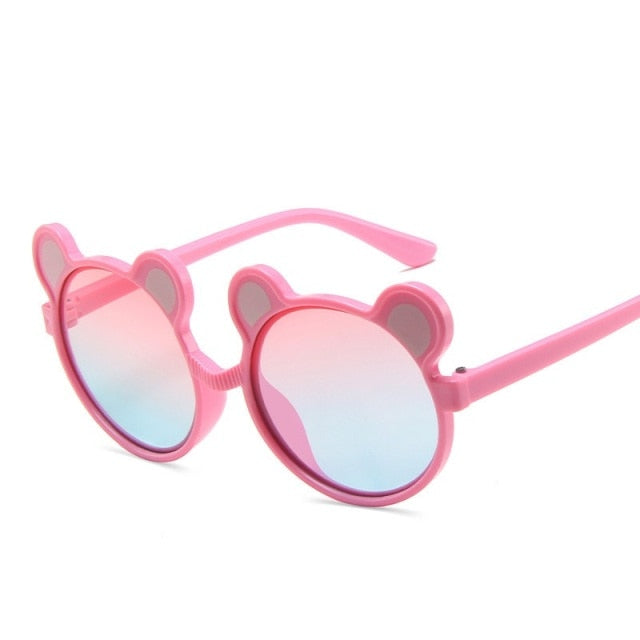 Summer Girl Boys Cute Sunglasse Animal Cartoon Flower Wings Outdoor  Children Lovely Vintage Sunglasses Protection Classic Kids