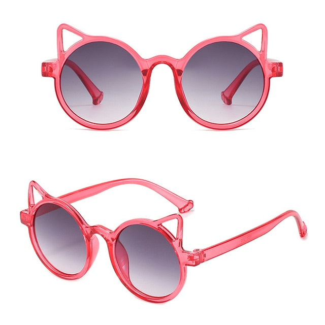 Summer Girl Boys Cute Sunglasse Animal Cartoon Flower Wings Outdoor  Children Lovely Vintage Sunglasses Protection Classic Kids