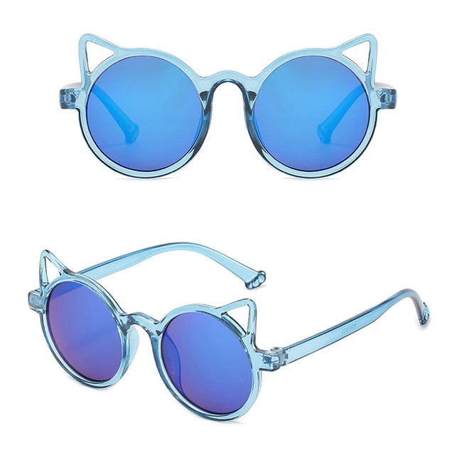 Summer Girl Boys Cute Sunglasse Animal Cartoon Flower Wings Outdoor  Children Lovely Vintage Sunglasses Protection Classic Kids