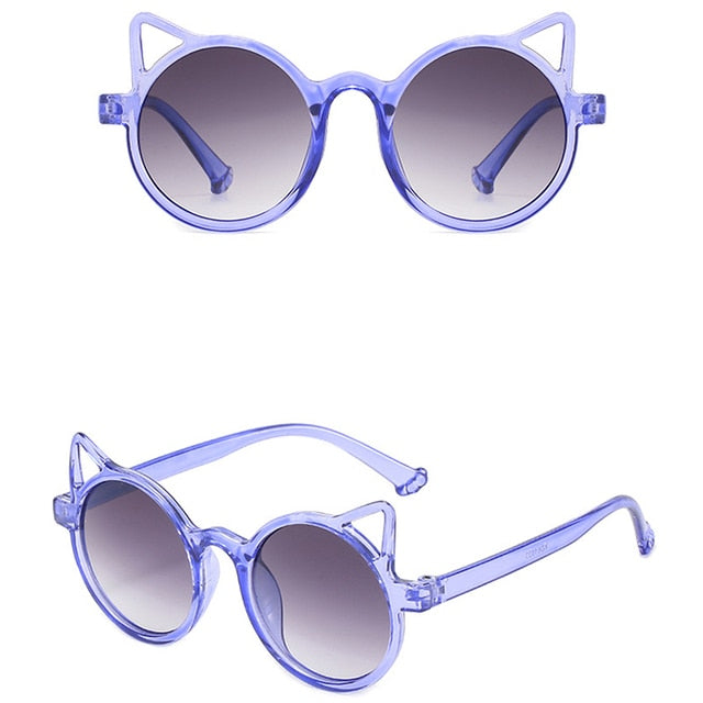 Summer Girl Boys Cute Sunglasse Animal Cartoon Flower Wings Outdoor  Children Lovely Vintage Sunglasses Protection Classic Kids