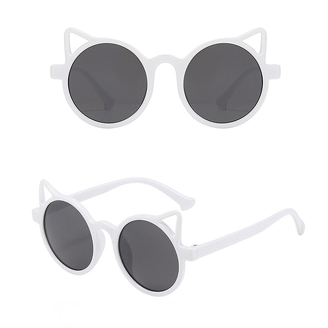 Summer Girl Boys Cute Sunglasse Animal Cartoon Flower Wings Outdoor  Children Lovely Vintage Sunglasses Protection Classic Kids