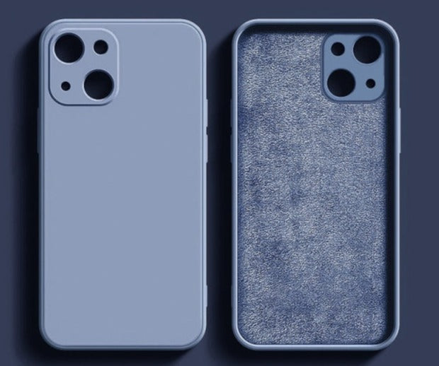 Liquid Silicone Phone Case For iPhone 11 12 13 Pro Max Mini XS Max X XR 7 8 Plus SE2 Full Lens Protection Cover