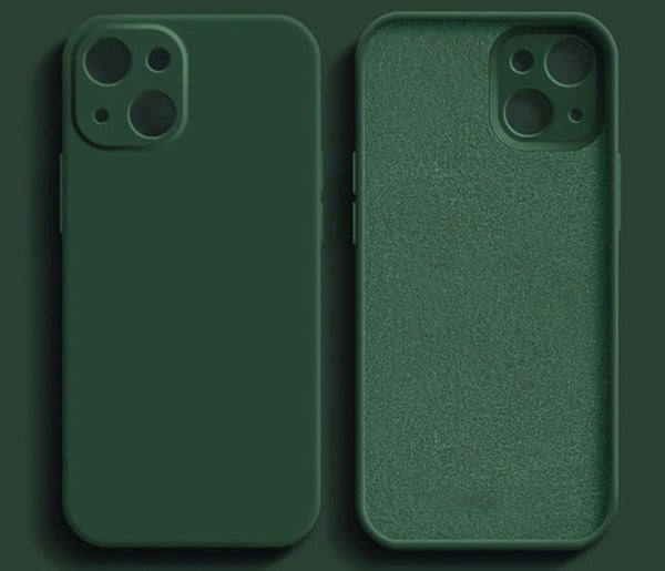 Liquid Silicone Phone Case For iPhone 11 12 13 Pro Max Mini XS Max X XR 7 8 Plus SE2 Full Lens Protection Cover