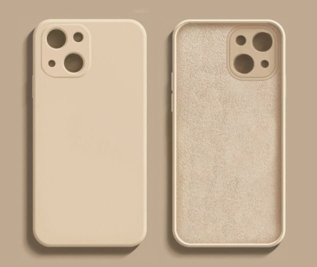 Liquid Silicone Phone Case For iPhone 11 12 13 Pro Max Mini XS Max X XR 7 8 Plus SE2 Full Lens Protection Cover