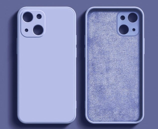 Liquid Silicone Phone Case For iPhone 11 12 13 Pro Max Mini XS Max X XR 7 8 Plus SE2 Full Lens Protection Cover