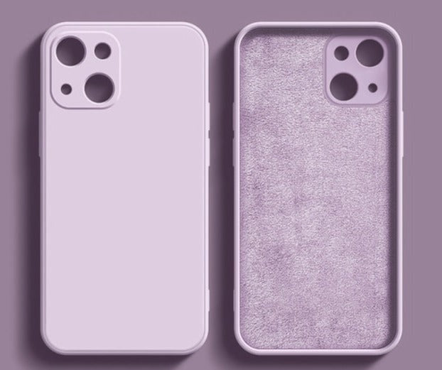 Liquid Silicone Phone Case For iPhone 11 12 13 Pro Max Mini XS Max X XR 7 8 Plus SE2 Full Lens Protection Cover