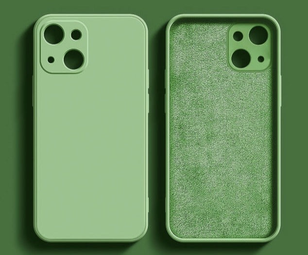 Liquid Silicone Phone Case For iPhone 11 12 13 Pro Max Mini XS Max X XR 7 8 Plus SE2 Full Lens Protection Cover