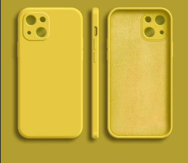 Liquid Silicone Phone Case For iPhone 11 12 13 Pro Max Mini XS Max X XR 7 8 Plus SE2 Full Lens Protection Cover