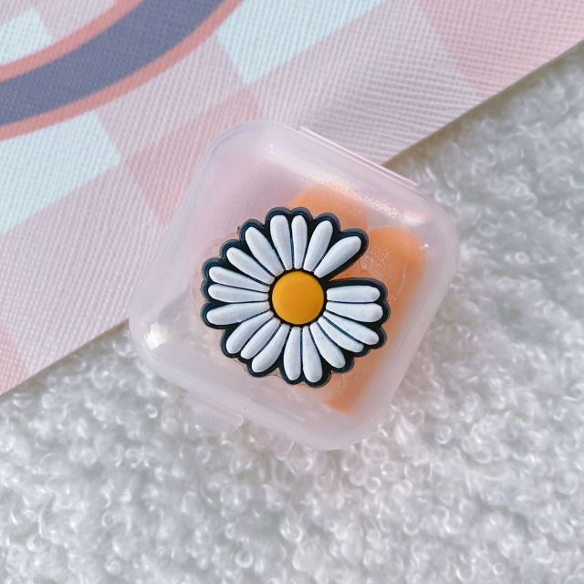 Cartoon Mini Transparent Jewelry Boxes Simple Fresh Girl Ring Necklace Storage Box Organizer Cute Portable Jewelry Organizer