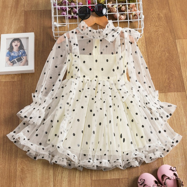 Fancy Girl Princess Dresses Beauty Belle Cosplay Costume Snow Christmas Halloween Princess Dress up Children Party Clothes
