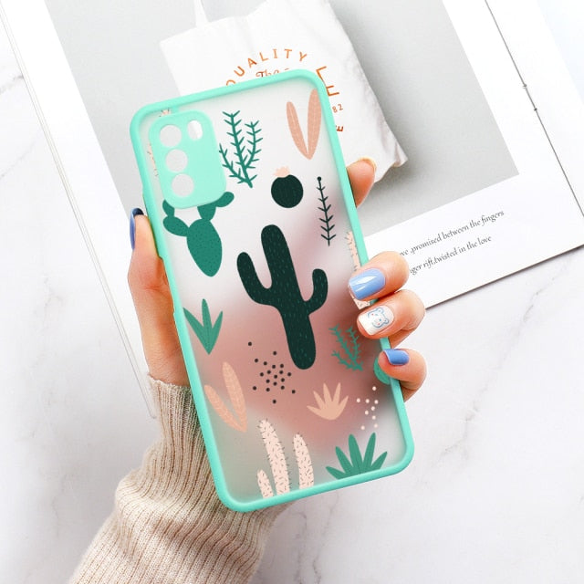 S21 Case for Samsung A52 Case A12 A51 A32 Flower Cover Samsung Galaxy A52S S21 Ultra S20 FE Plus A22 A50 A72 A31 A71 A21S Fundas