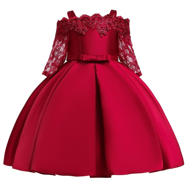 Formal Ball Gown Kids Dresses For Girls Elegant Princess Clothing Carnival Costumes Wedding Party