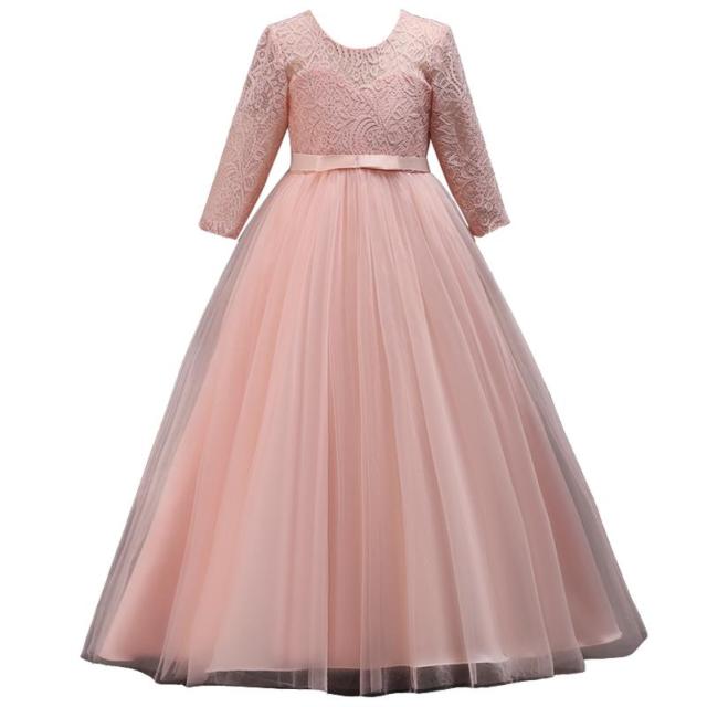 Carnival Children Princess Gown Bridesmaid Clothing Wedding Party Long Dresses For Girls Costume