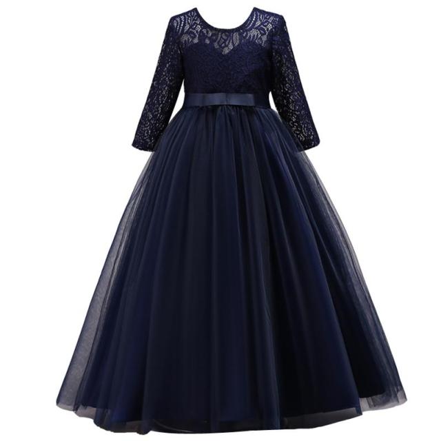 Carnival Children Princess Gown Bridesmaid Clothing Wedding Party Long Dresses For Girls Costume