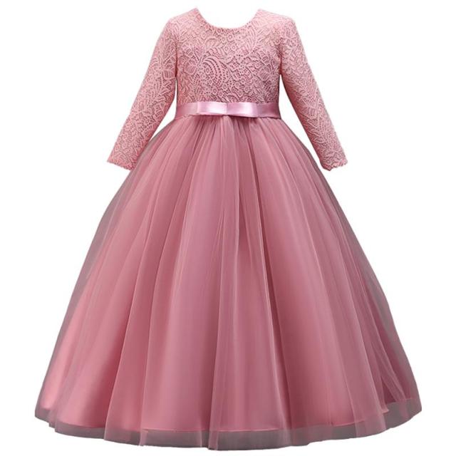 Carnival Children Princess Gown Bridesmaid Clothing Wedding Party Long Dresses For Girls Costume
