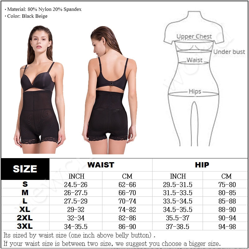 Women High Waist Lace Butt Lifter Body Shaper Tummy Control Panties Boyshort Pad Shorts Hip Enhancer Shapewear