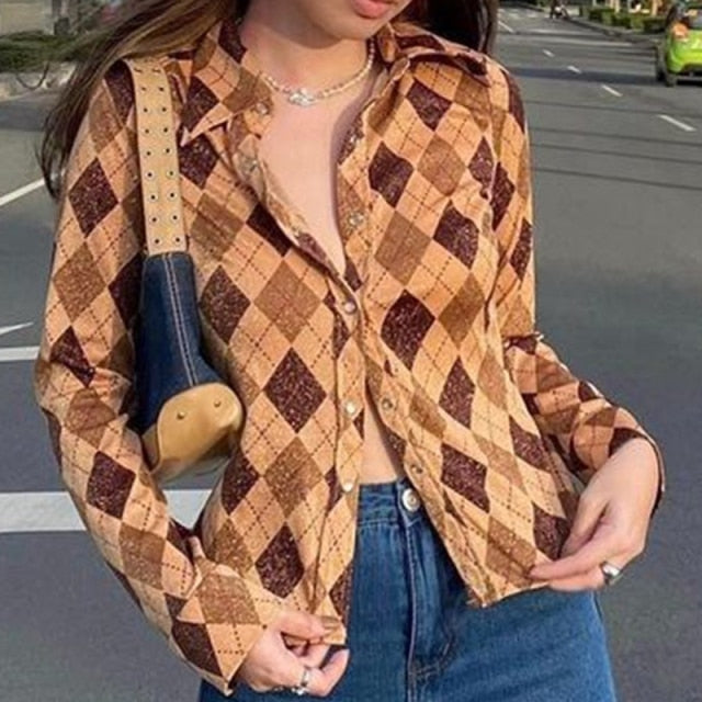 E-girl Graphic Print T-shirt 2000s Retro Y2K Fairy Grunge Autumn Spring Crop Top Women Tee Shirt Female Harajuku Streetwear