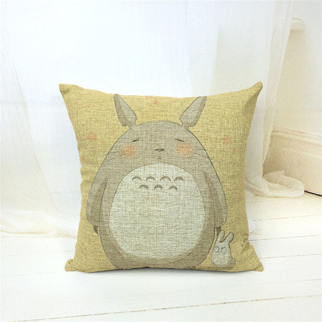 Cartoon Style Fashion Decorative Cushions Cute Totoro Printed Throw Pillows Car Home Decor Cushion Decor