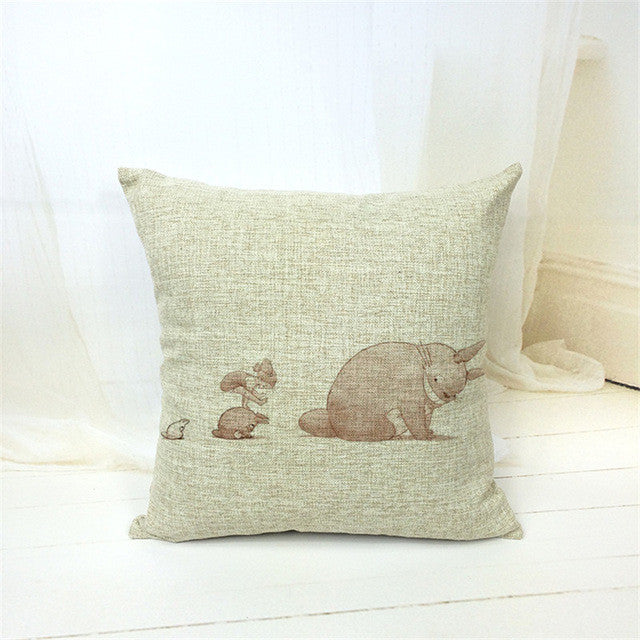 Cartoon Style Fashion Decorative Cushions Cute Totoro Printed Throw Pillows Car Home Decor Cushion Decor