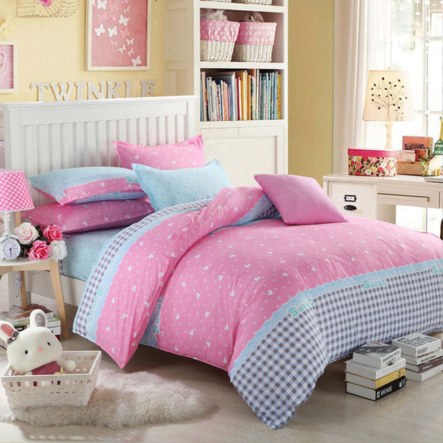 Bedding Sets 3pcs/4pcs Duvet Cover Flat Sheet Pillowcase Twin Full Queen King