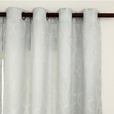 Quatrefoil Modern Window Curtains for Living Room Bedroom Kitchen Window Treatments Panels Fabric and Draperies
