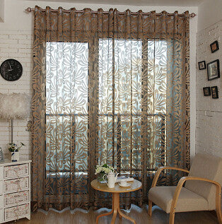 Geometric Modern Window Sheer Curtain Panels for Living Room the Bedroom Kitchen Blinds Window Treatments Draperies