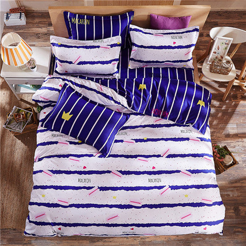 fashion style queen/full/twin size bed linen set bedding set bedclothes duvet cover bed sheet pillowcases