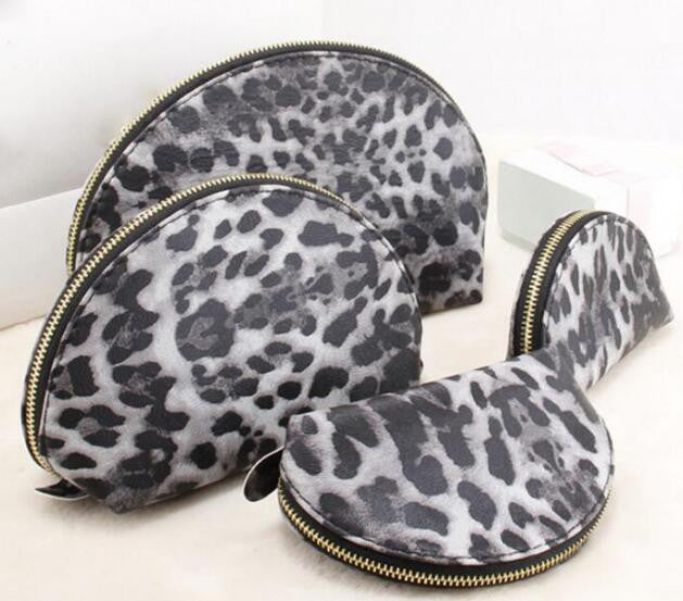 Luxury Alligator Pattern PU Leather Female Daily Cosmetic Bags Set 4 Pieces Make Up Bags Set Casual Lady Organizer Bags ZCP106