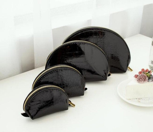 Luxury Alligator Pattern PU Leather Female Daily Cosmetic Bags Set 4 Pieces Make Up Bags Set Casual Lady Organizer Bags ZCP106