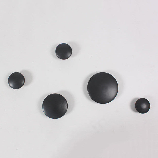 Hanger floor bag wall hanger wood dots hook rack hook the Dots coat hooks clothes hanger rack hanger for fashion coat rack