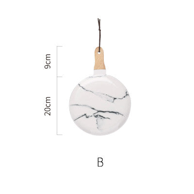 European Marble Tableware Ceramic Tableware Dish Face Plate Platter Bow Cutter Board