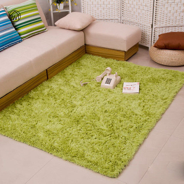 Large Size Long Plush Carpet Flokati Tea Table Mat Soft Yoga Rug Anti-skid Carpet For Living Room Bedroom Bath Doormat Floor Mat