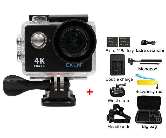 Original Eken H9/H9R action camera 4K wifi Ultra HD 1080p 60fps 170D Go waterproof mini cam pro sports camera