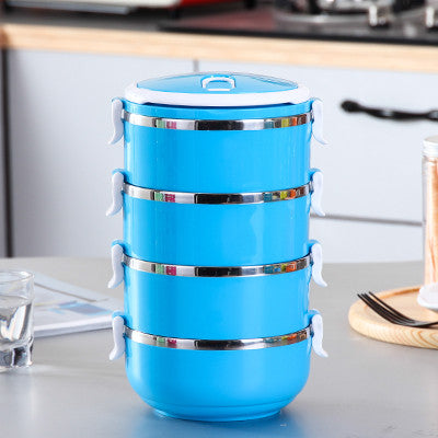 Korean Stainless Steel Thermos Bento Lunch Box for Kids Thermal Food Container Food Box Lunchbox Portable