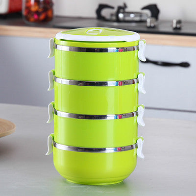 Korean Stainless Steel Thermos Bento Lunch Box for Kids Thermal Food Container Food Box Lunchbox Portable