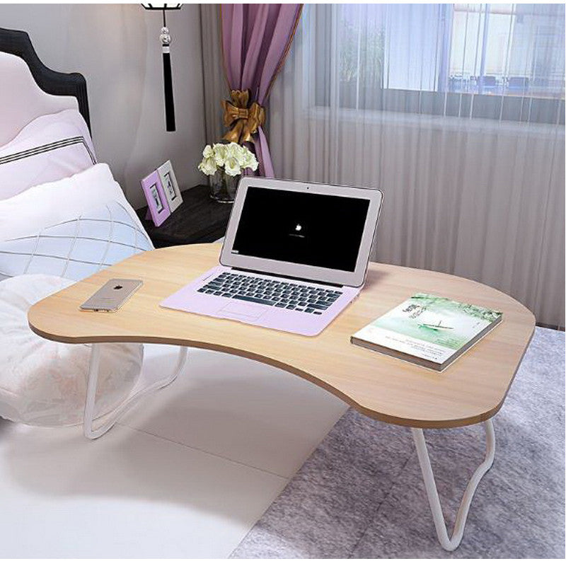 Non-slip sponge foot/Fold lazy/simple/study desk/Thickened panel/Laptop desk /Bed computer desk /Thickened steel pipe