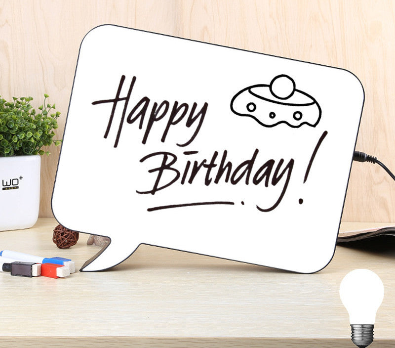 DIY Hand Writing Cinematic Lightbox Table Ornaments A4 LED Lamp Battery USB Powered Desk Night Plaques Neon Sign For Home Decor