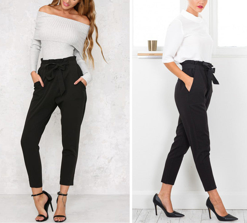 High Waist Harem Casual Pants - CelebritystyleFashion.com.au online clothing shop australia