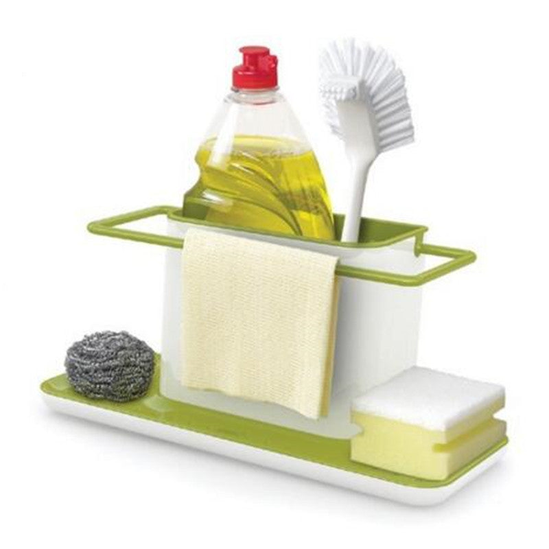 Online discount shop Australia - 3 in 1 Glove Storage Debris Rack Dishclout Storage Box Kitchen Stands Utensils Cleaning Tools