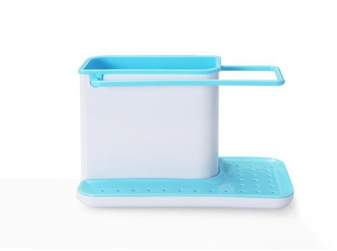 Online discount shop Australia - 3 in 1 Glove Storage Debris Rack Dishclout Storage Box Kitchen Stands Utensils Cleaning Tools