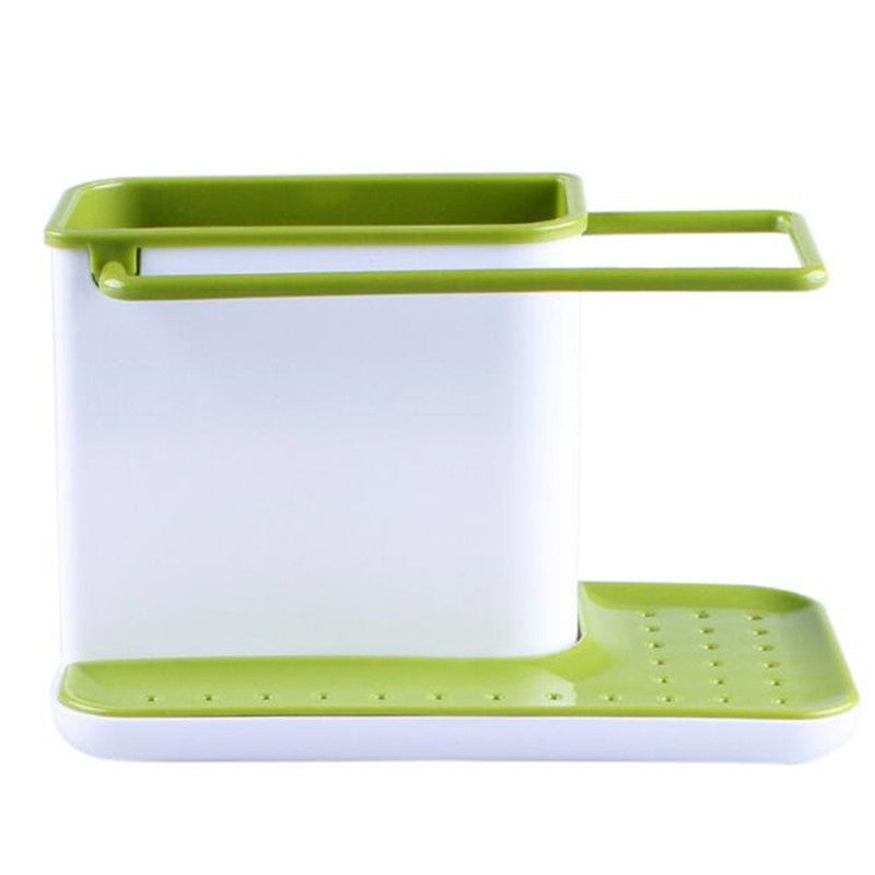 Online discount shop Australia - 3 in 1 Glove Storage Debris Rack Dishclout Storage Box Kitchen Stands Utensils Cleaning Tools