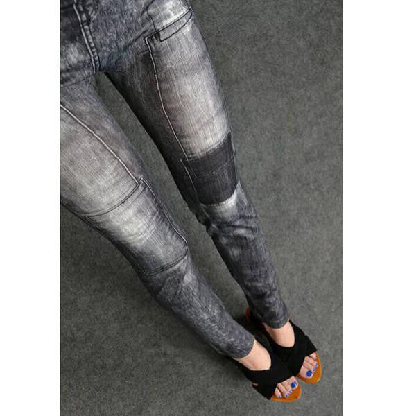 Women Skinny Denim Stretch Jeggings Trousers Jeans Pants Leggings 2 Colours