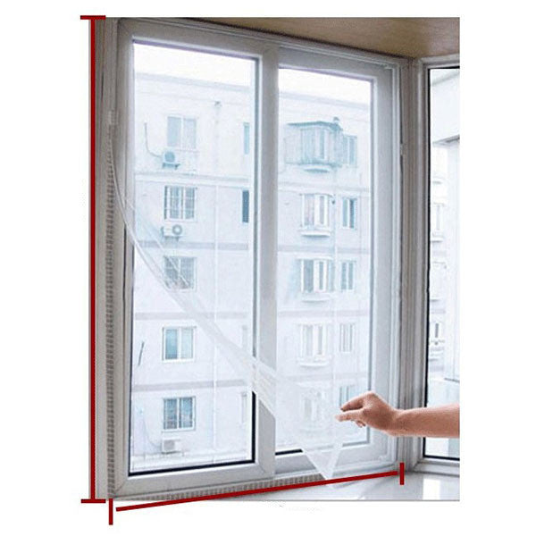 Online discount shop Australia - Mosquito net door Window Flyscreen Wire Net Fly Bug Mosquito Mesh Screen Curtain White
