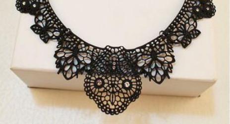 Moon Retro Black Hollow Crystal Gem Ethnic Alloy Collar Choker Statement Necklaces New 2015 Vintage Jewelry Women N270 - CelebritystyleFashion.com.au online clothing shop australia