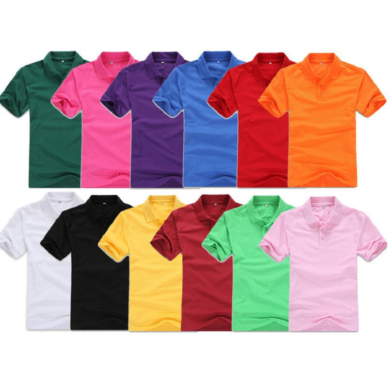 Online discount shop Australia - Men solid polo shirt Clothing short Tees for style casual tops YL03