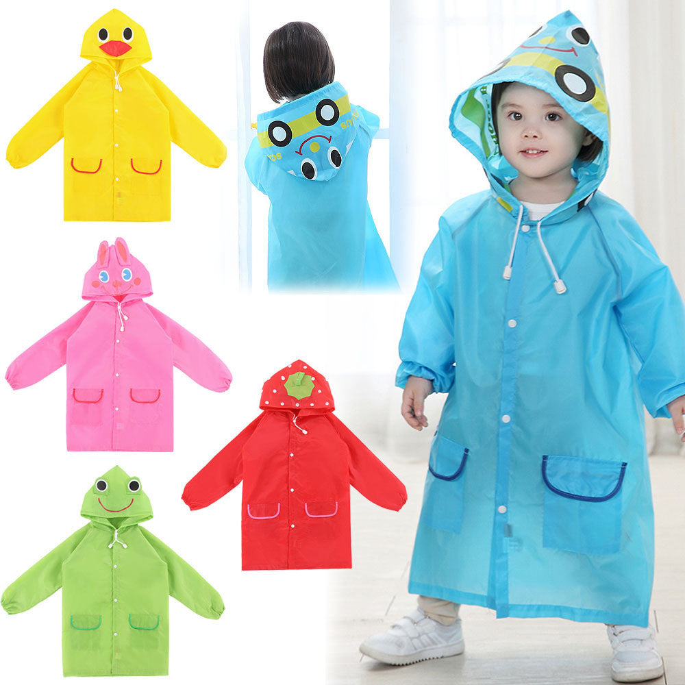 Online discount shop Australia - Kids Rain Coat children Raincoat Rainwear/Rainsuit,Kids Waterproof Animal Raincoat 1pcs