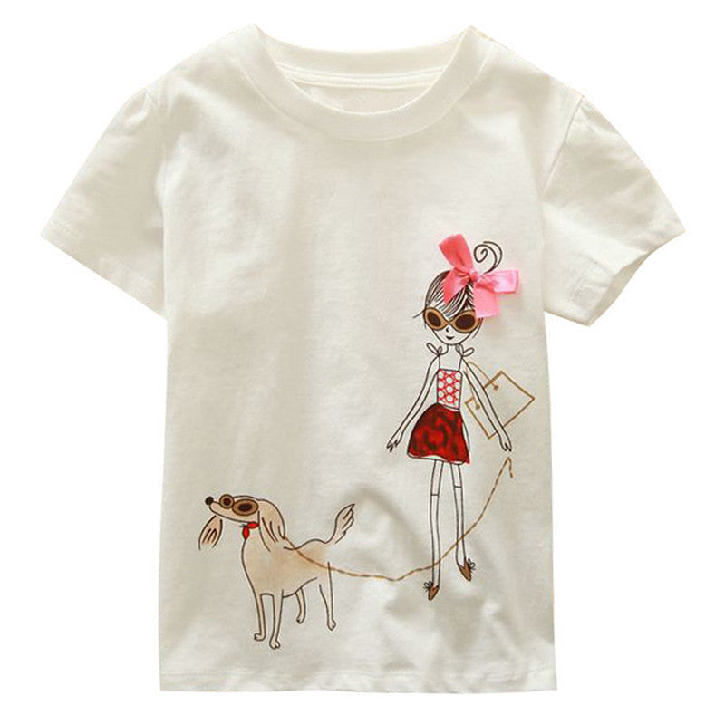 Online discount shop Australia - Brand Kids 18M-6Y Baby Boys Girls T-Shirt New Short Sleeve Tees Children's Tops Clothing Cotton Cartoon Pattern Tshirt