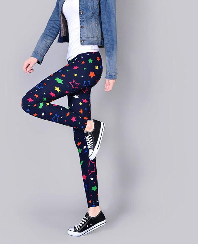 Women Leggings7 Styles Colorful Printing Better Flexibility Printed Leggings and Women Print Pants