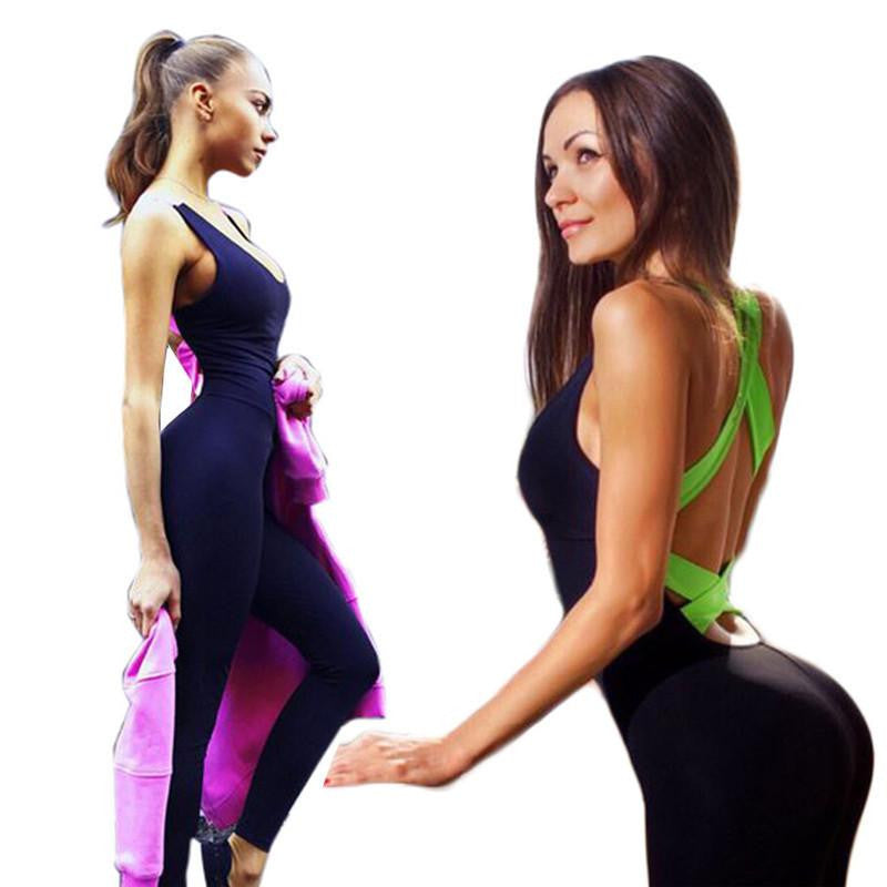 Women Jumpsuit Mujer Backless Sleeveless Bandage Bodysuit Rompers womens Overalls rompers